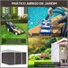 Abrigo de Armazenamento Aço Outsunny Cinza