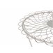 Beliani Mesa de jardim STIFFE Branco/ Bege