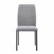 Conjunto de 4 cadeiras MARY cor cinza Conjunto de 4 cadeiras MARY cor cinza Cinza