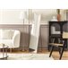 Beliani Espelho de pé BAGNOLET 36x40 Cinza