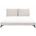 Beliani Cama com estrado Bombazine MELLE 195x240 Bege