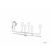 Beliani Candelabro BANGKA Preto