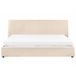 Beliani Cama baú Bouclé LAVAUR 203x220 Bege