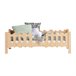 Cama com estrado de ripas Elsa Madeira