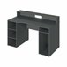 Mesa com efeito de madeira Preto