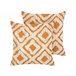 Beliani Almofada decorativa GILLY Laranja