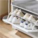 Banco para sapatos com 1 aba dobrável FSR184-K-W SoBuy PT Branco