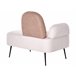 Beliani Chaise longue à esquerda Poliéster ARCEY Bege