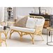 Beliani Conjunto lounge Rattan/vime SIBARI Bege