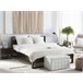 Beliani Cama com estrado Pinho GIULIA 145x213 Castanho