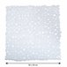 53x53cm tapete de chuveiro 53x53 Branco