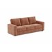 Sofá de 3 lugares com cama AZZURO Terracota