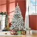 Árvore de Natal Artificial PVC e Aço HOMCOM, casa - natal Verde