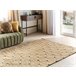 Beliani Entrelaçado KALEKOY 160x230 Bege