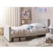 Beliani Cama Veludo TEENIE 98x230 Azul Claro