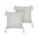 Beliani Almofada decorativa HAKONE 42x42 Verde