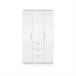 Armário de 3 portas Lexor Branco Brillo