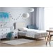 Beliani Cama com estrado Poliéster RENNES 101x220 Bege