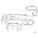 Beliani Conjunto de jardín MESSINA Creme