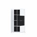 Vitrine dupla branco brilhante LIVING Branco Brillo