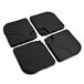Base para Chapéu de Sol de 4 Peças HDPE Outsunny 50x50 Preto