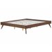 Beliani Cama com estrado MDF BERRIC Castanho