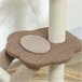Arranhador para Gatos Melamina de Madeira e Juta; PawHut Castanho