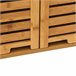 Aparador moderno de bambu Sicela com 2 portas Castanho