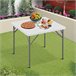 Mesa dobrável de formato quadrado Well Home Branco