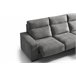 Chaise longue 3 lugares com 3 puffs FULL Antracite