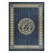 ANDRE 1972 Tapete Quadro medusa grego antiderrapante 80x150 Azul