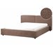 Beliani Cama com estrado Bouclé LINARDS 210x242 Branco