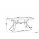 Beliani Mesa de centro AVOCA 90x160 Branco