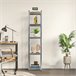 Pack 2 Prateleiras Modulares com 5 Prateleiras Ajustáveis ​​O91 Cinza