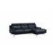 Chaise longue de pele HAWAI Azul Marino