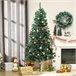 Árvore de Natal HOMCOM 830-747V01GN Verde Escuro
