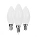 Pack de 3 lâmpadas de vela LED Raydan Home Branco