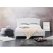 Beliani Cama com estrado Pele sintética METZ 215x189 Branco