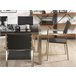 Beliani Conjunto de comedor GROSSETO Cinza