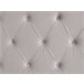 Beliani Cama com armazenamento Veludo LUBBON 190x217 Cinza Claro