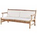 Beliani Conjunto lounge Madeira de bambu RICCIONE Castanho
