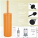 Spirella Bathroom Broom com suporte Laranja