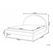 Beliani Cama Bouclé MARGUT 192x214 Bege