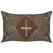 Beliani Almofada decorativa KATORA 30x50 Verde Escuro
