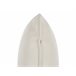 Beliani Almofada decorativa HELIOTROPE 45x45 Branco