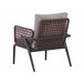 Beliani Conjunto lounge SCIACCA Cinza