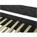 Beliani Cama com estrado Poliéster LIBOURNE 92x220 Azul Marino