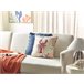 Beliani Almofada decorativa KELP Bege