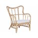 Beliani Conjunto lounge Rattan/vime BRINDISI Creme