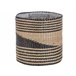 Beliani Conjunto de 3 vasos para plantas RATTAIL Bege